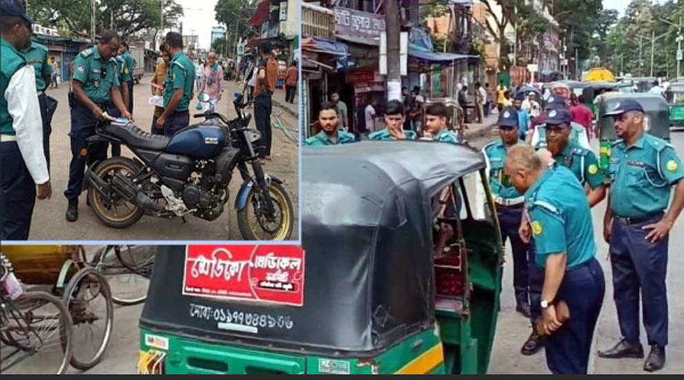 সিলেটে আরও ১৩৭ যানবাহনের বিরুদ্ধে ব্যবস্থা