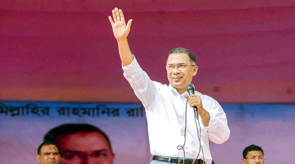 প্রধানমন্ত্রী হিসেবে প্রথমবার সিলেট সফরে তারেক রহমান