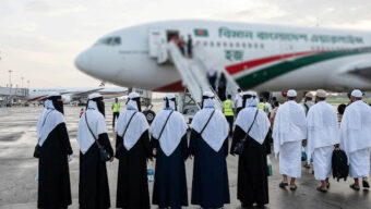 সৌদিতে হজযাত্রী পৌঁছেছেন ৩৮২০৭ জন