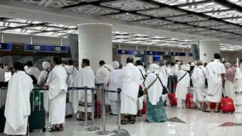 সৌদি আরবে পৌঁছেছেন ৩৯৩৯৮ বাংলাদেশি হজযাত্রী