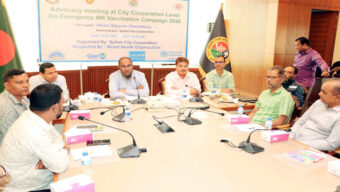 সিলেটে ২০ এপ্রিল থেকে মাসব্যাপি হাম-রুবেলা টিকাদান শুরু