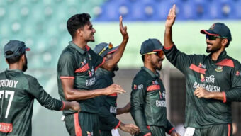 শান্তর সেঞ্চুরির পর মুস্তাফিজের ফাইফার, সিরিজ জয় বাংলাদেশের