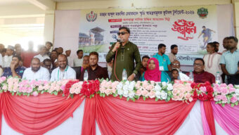 খেলাধুলার মাধ্যমে যুবসমাজকে আদর্শ মানুষ হিসেবে গড়ে তুলবো: এমপি নাসির উদ্দিন