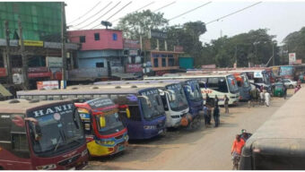 সিলেটে নতুন বাস ভাড়া কার্যকর রবিবার থেকে