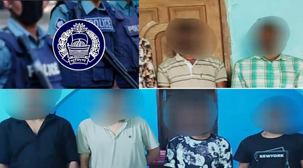 সিলেটে নিয়মিত মামলার আ সা মি সহ পুলিশের কব্জায় ৬৬