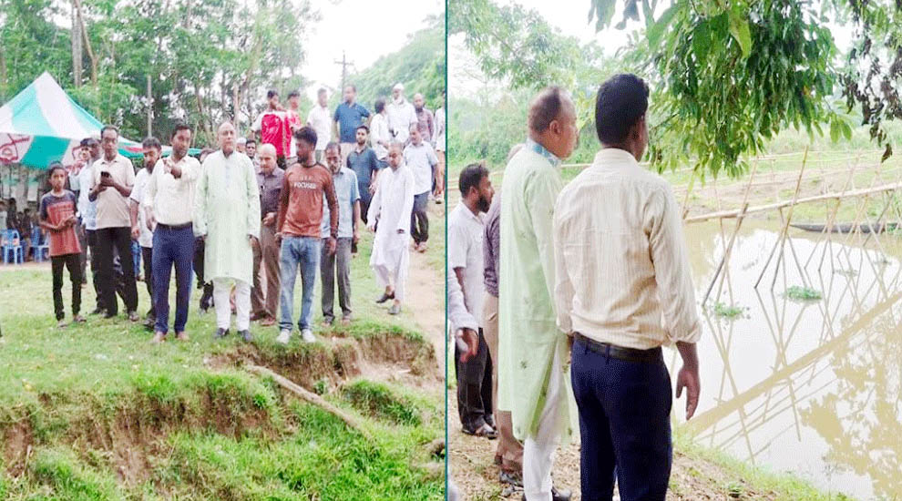 ৫৫ বছর আশ্বাসে আটকে থাকা সেতু নির্মাণের উদ্যোগ এমপি এমরান চৌধুরীর