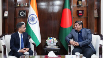 প্রধানমন্ত্রীর প্রতিরক্ষা উপদেষ্টার সঙ্গে ভারতের হাইকমিশনারের সাক্ষাৎ