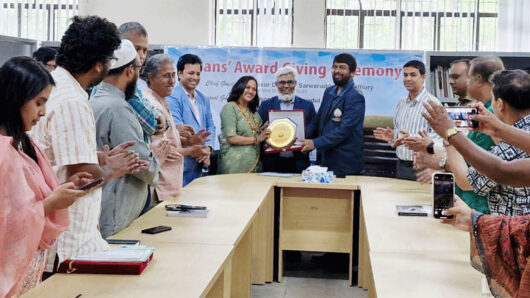 শাবির এগ্রিকালচার অ্যান্ড মিনারেল সায়েন্সেস অনুষদের ‘ডিনস অ্যাওয়ার্ড’ প্রদান