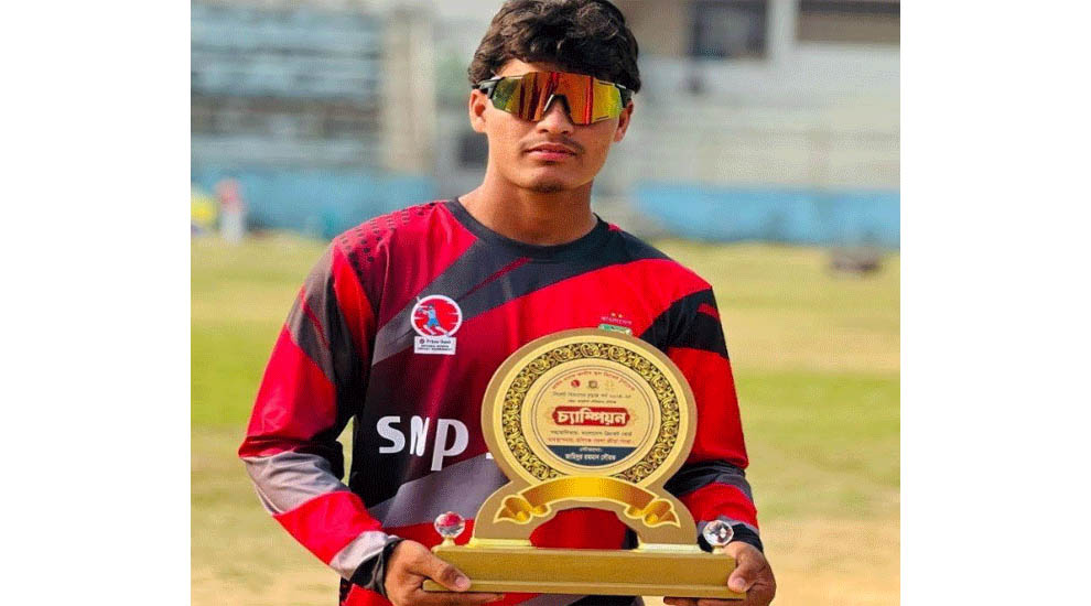 প্রাইম ব্যাংক স্কুল ক্রিকেটের স্কলারশিপ পেলেন সিলেটের ছোটন মিয়া