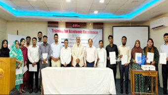 নর্থ ইস্ট ইউনিভার্সিটিতে দু‘দিনব্যাপি প্রশিক্ষণ সম্পন্ন