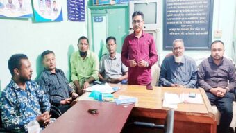 দক্ষিণ সুরমা প্রেসক্লাবের কার্যনির্বাহী কমিটির প্রথম সভা