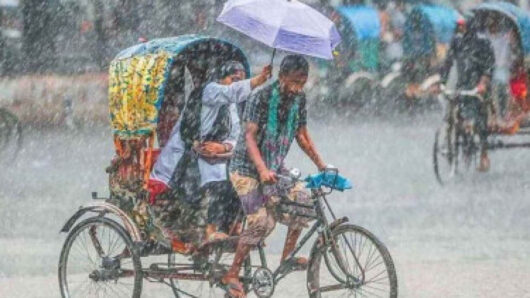 ২৪ ঘণ্টায় শ্রীমঙ্গলে ১৩৪ মিলিমিটার বৃষ্টিপাত