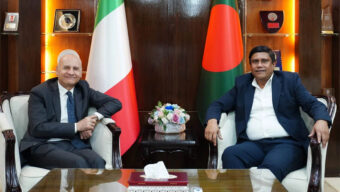 প্রধানমন্ত্রীর প্রতিরক্ষা উপদেষ্টার সঙ্গে ইতালির রাষ্ট্রদূতের সৌজন্য সাক্ষাৎ