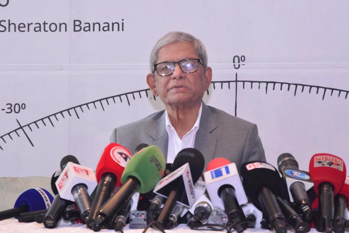 ফ্যামিলি-কৃষক কার্ড ও খাল খনন মানুষের মধ্যে আশা জাগিয়েছে : মির্জা ফখরুল