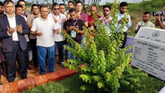 শহীদ ওয়াসিমের কবর জিয়ারত করলেন প্রধানমন্ত্রী