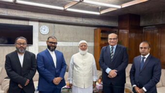বিরোধীদলীয় নেতার সঙ্গে পাকিস্তানের হাইকমিশনারের সাক্ষাৎ