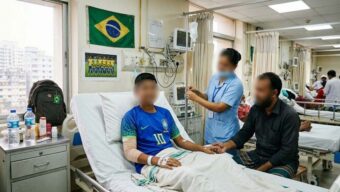 সিলেটের সেই ব্রাজিল সমর্থককে ঢাকায় প্রেরণ