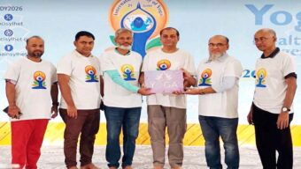 সিলেটে আন্তর্জাতিক যোগ দিবস উদযাপন