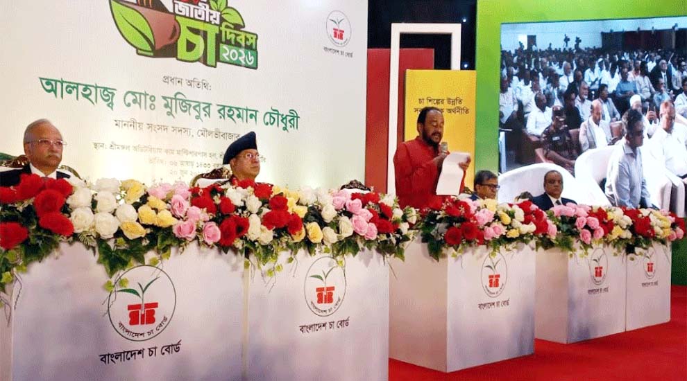 চা শিল্প বাংলাদেশের অর্থনীতির অবিচ্ছেদ্য অংশ: এমপি মুজিবুর