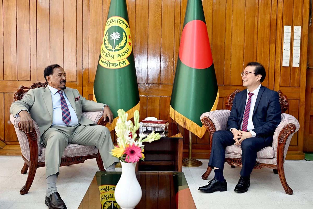 স্পিকারের সঙ্গে দক্ষিণ কোরিয়ার রাষ্ট্রদূতের সাক্ষাৎ