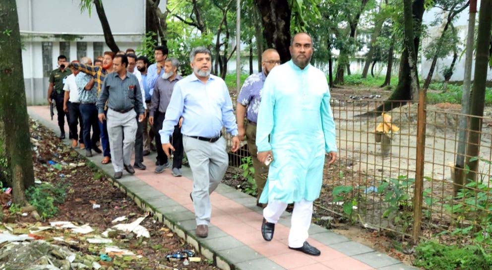ওসমানী হাসপাতাল পরিদর্শনে সিসিক প্রশাসক