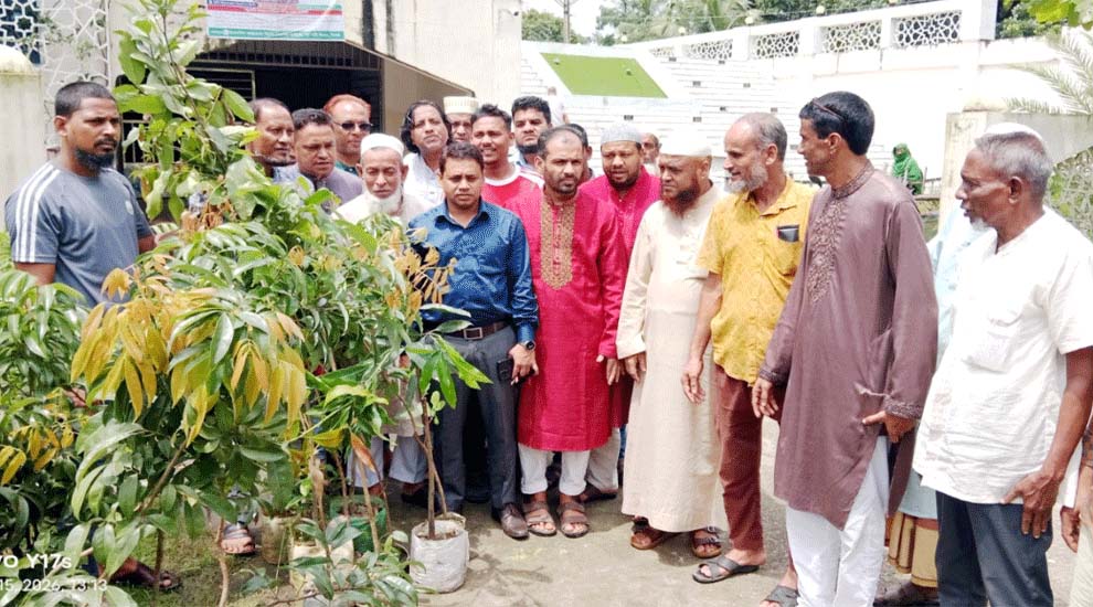 গোয়াইনঘাট প্রবাসী সমাজকল্যাণ পরিষদের বৃক্ষরোপণ কর্মসূচির উদ্বোধন