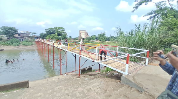 ছাতক-কোম্পানীগঞ্জ সীমান্তে স্বপ্নের অগ্রযাত্রা সেতুর উদ্বোধন