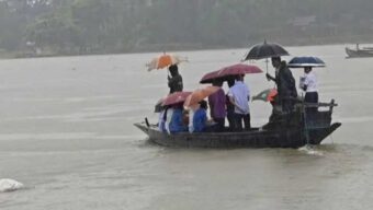 পাহাড়ি ঢলে সুনামগঞ্জে বাড়ছে নদ-নদীর পানি