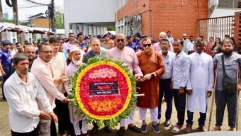 জুলাই শহীদ দিবসে সিসিকের শ্রদ্ধাঞ্জলি