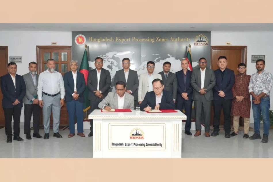 অর্থনৈতিক অঞ্চলে ৩ কোটি ডলার বিনিয়োগ করবে চীনা প্রতিষ্ঠান হুয়ারান টেক্স