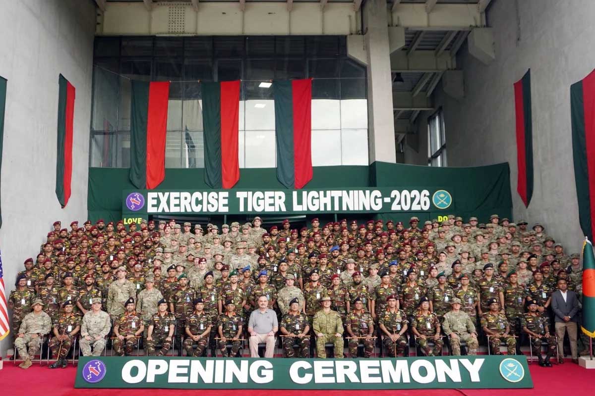 বাংলাদেশ-যুক্তরাষ্ট্রের যৌথ সামরিক মহড়ার উদ্বোধন