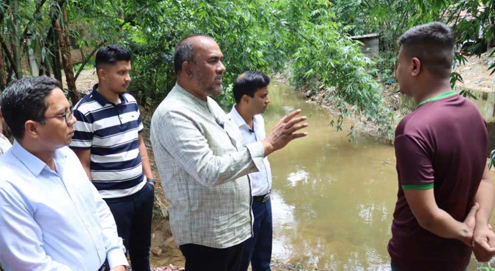 সিলেটের বাদামবাগিচা এলাকায় গিয়ে হতবাক কাইয়ুম চৌধুরী