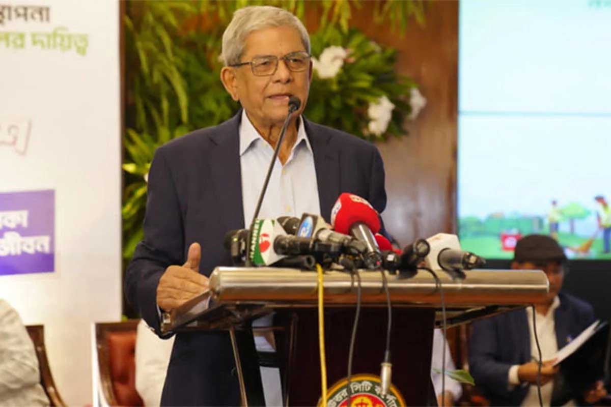 বসুন্ধরায় শিক্ষিত-সচ্ছল মানুষের বসবাস: মির্জা ফখরুল