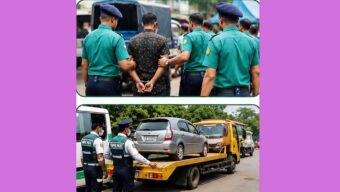 সিলেটে গ্রে প্তা র ৫০, ১৫৮ যানবাহন আ ট ক