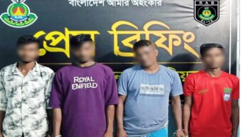 গোপন আস্তানায় সিলেট র‌্যাবের হানা, চার যুবক আ ট ক