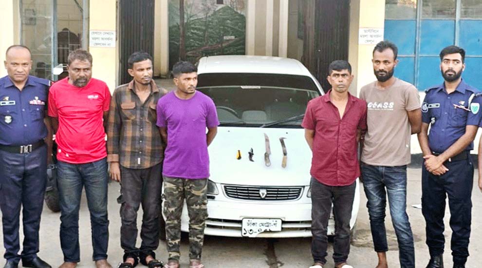 আন্তঃজেলা ডা কা ত চক্রের ৫ সদস্য গ্রে*প্তা*র