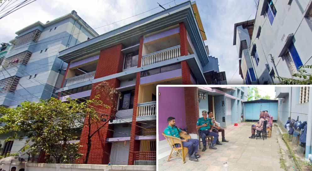 সিলেটে তিন খু*নে*র পর সেই বাসায় পুলিশ মোতায়েন