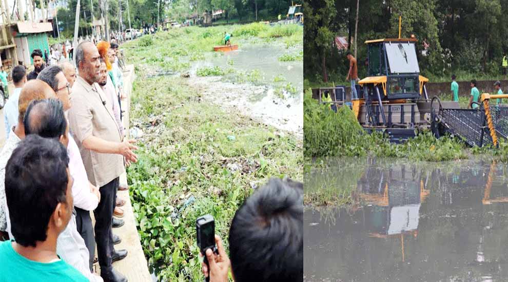 হারানো ঐতিহ্য ও সৌন্দর্যে ফিরছে সিলেটের আরেকটি পুকুর