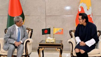 ভুটানের রাজার সঙ্গে রাষ্ট্রপতির সৌজন্য সাক্ষাৎ