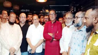 জিন্দাবাজারে ওয়েস্ট ওয়ার্ল্ড শপিং সেন্টারে অগ্নিকাণ্ডস্থল পরিদর্শনে ব্যবসায়ী নেতৃবৃন্দ