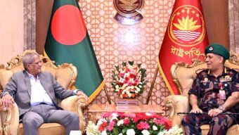 চোরাচালান ও সীমান্ত হ ত্যা বন্ধে বিজিবিকে কার্যকর ব্যবস্থা নিতে রাষ্ট্রপতির আহ্বান
