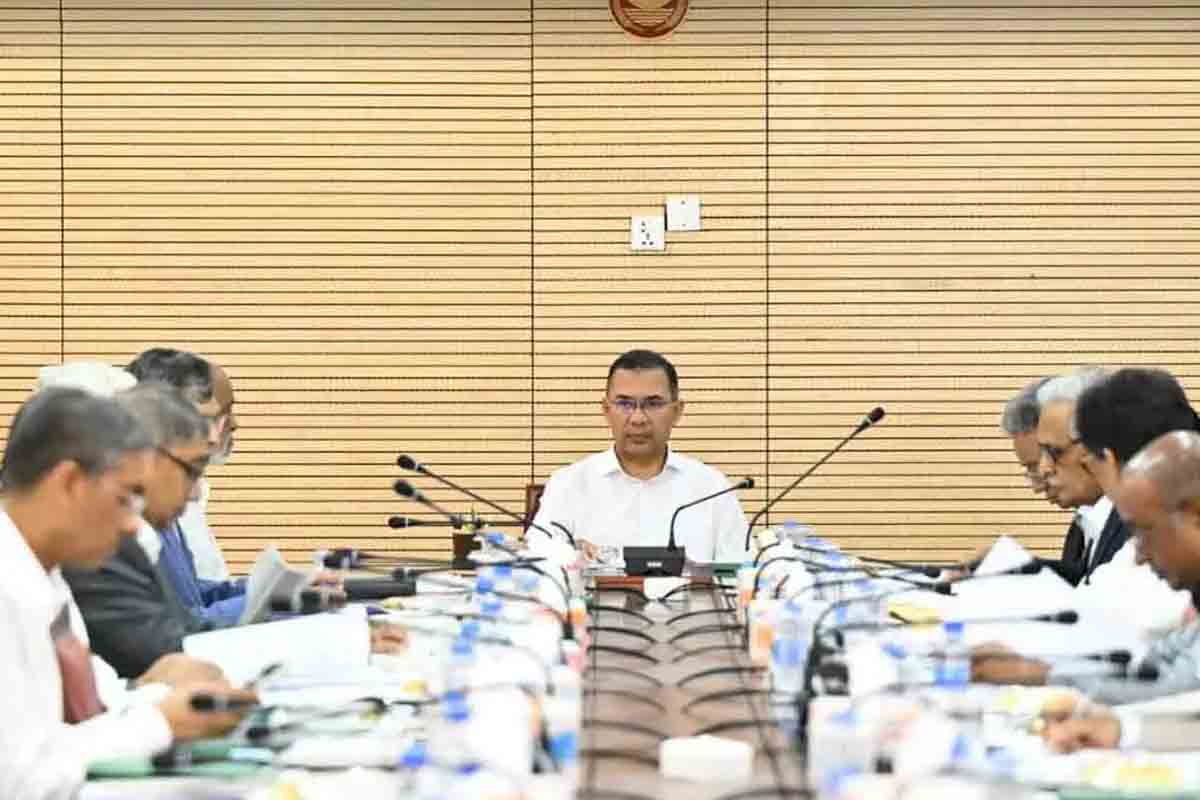 প্রধানমন্ত্রীর সভাপতিত্বে মন্ত্রিপরিষদের বৈঠক