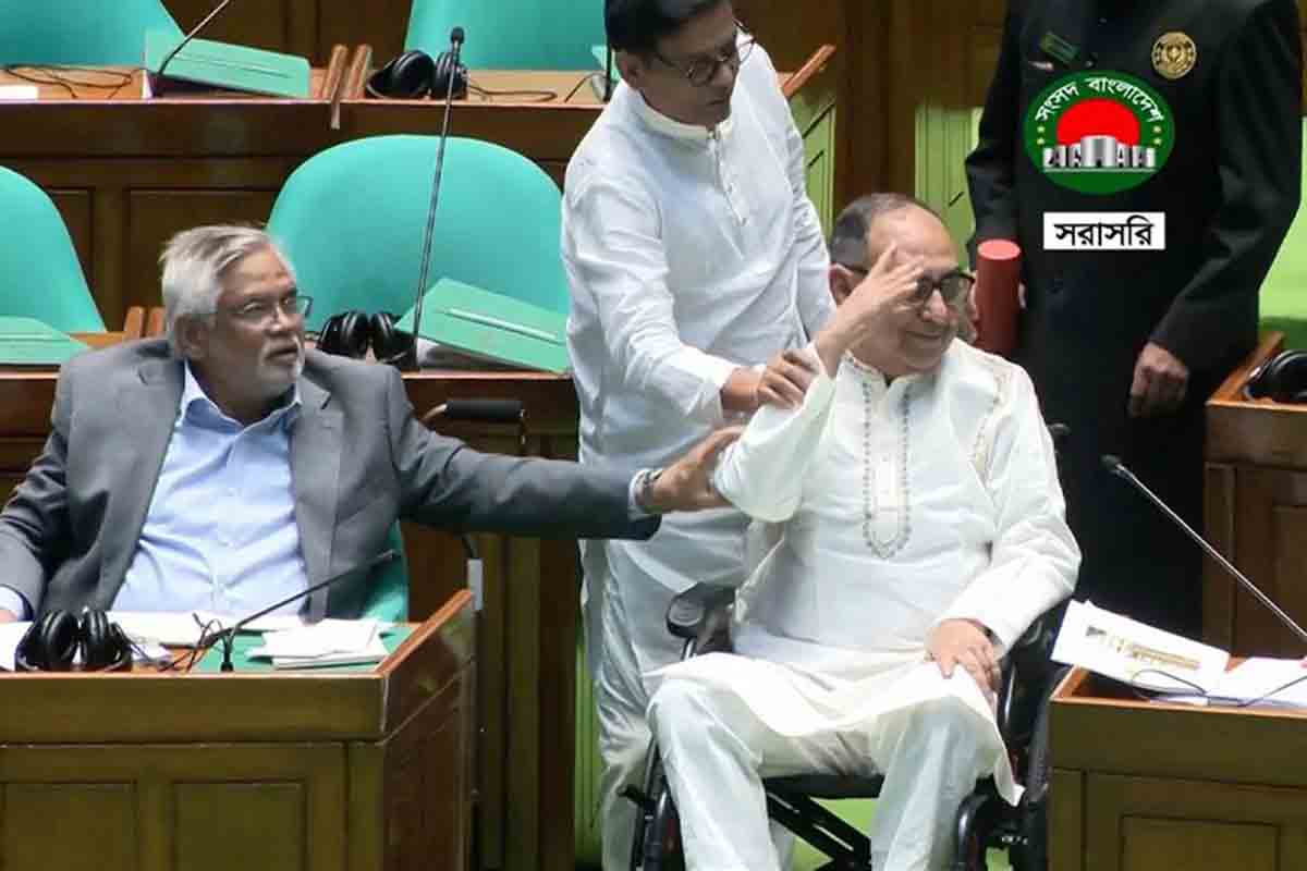 ৫ মাস পর সংসদ অধিবেশনে মির্জা আব্বাস, স্পিকারের অভিনন্দন