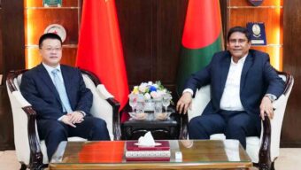 প্রধানমন্ত্রীর প্রতিরক্ষা উপদেষ্টার সঙ্গে চীনের রাষ্ট্রদূতের সৌজন্য সাক্ষাৎ