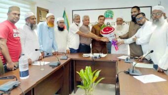 সিলেট উন্নয়ন কর্তৃপক্ষ চেয়ারম্যানের সাথে সারেগ কার্যকরি কমিটির সৌজন্য সাক্ষাৎ