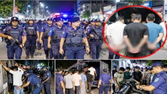 সিলেটে পুলিশের চিরুনী অভিযান, ৫ ঘন্টায় আ ট ক- ৫১