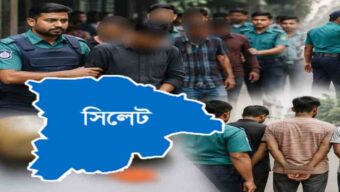 সিলেটে ৬ থানার ৩৭ জন আ ট ক