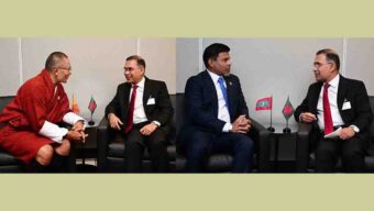 ভুটানের প্রধানমন্ত্রী ও মালদ্বীপের ভাইস প্রেসিডেন্টের সঙ্গে প্রধানমন্ত্রীর বৈঠক