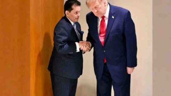 ডোনাল্ড ট্রাম্পের সঙ্গে ড. খলিলুর রহমানের মতবিনিময়