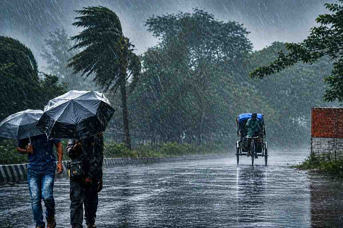 ১১ অঞ্চলে ঝোড়ো হাওয়াসহ বৃষ্টির পূর্বাভাস